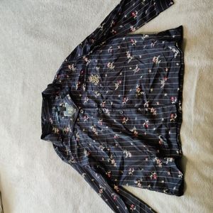 Ralph Lauren pajama top, embroidered, size L